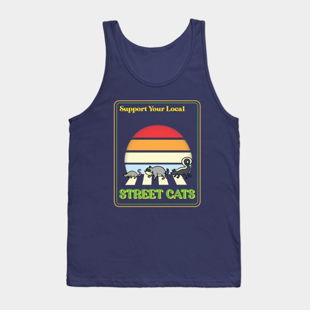 support your local street cats Tank Top by koboikids